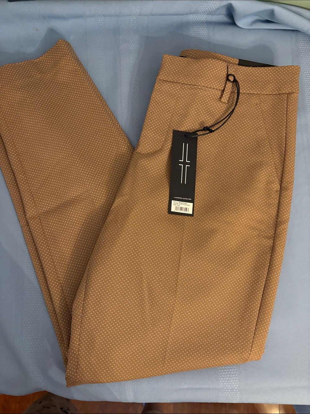 Liverpool Los Angeles Tan Micro-Pattern Women’s Dress Pants